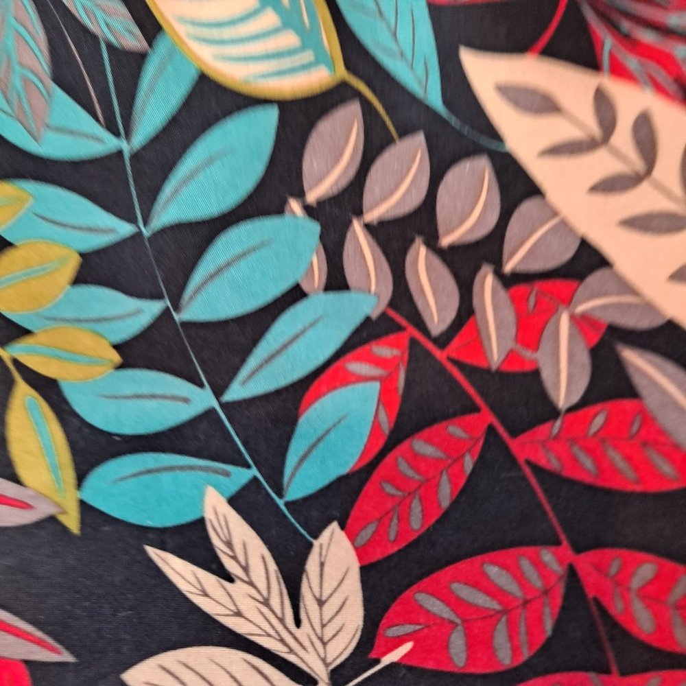 Tropical Print Draw String Backpack With String S… - image 4